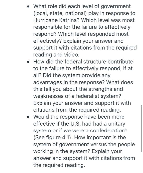 please answer the following in at least 3