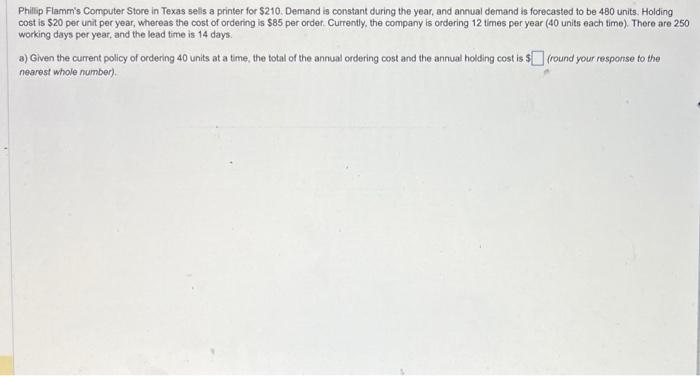 Phillip Flamm's Computer Store in Texas selis a