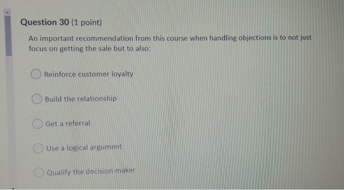 Question 35 (1 point) Which of the following is