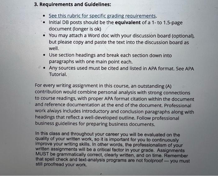 discussion 1 page. The topics I want you to use: