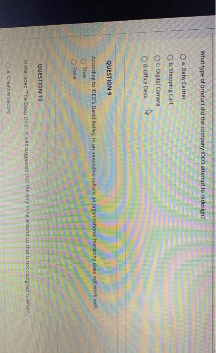 What type of product did the company IDEO attempt