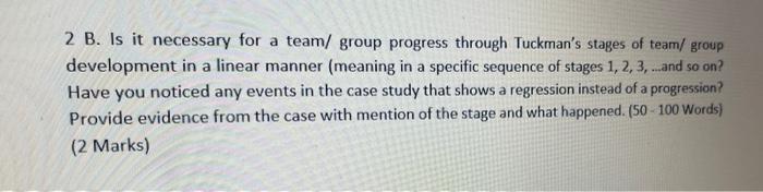 please i have 1 hour Section B. Groups and Teams