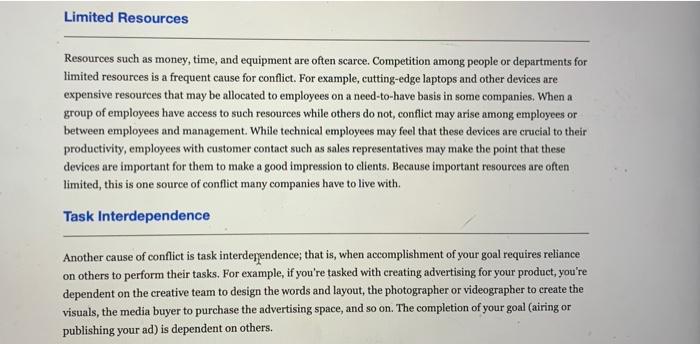 Using the textbook, the internet, and at least