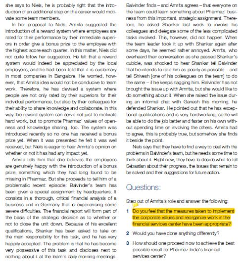 Please read and answer the question from Act 1,