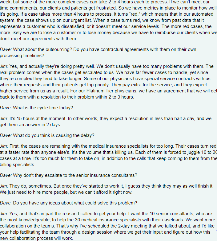 Read: Case Study 7, Solving Team Challenges At