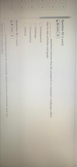 i need this quickly i will like. Question 30 (1