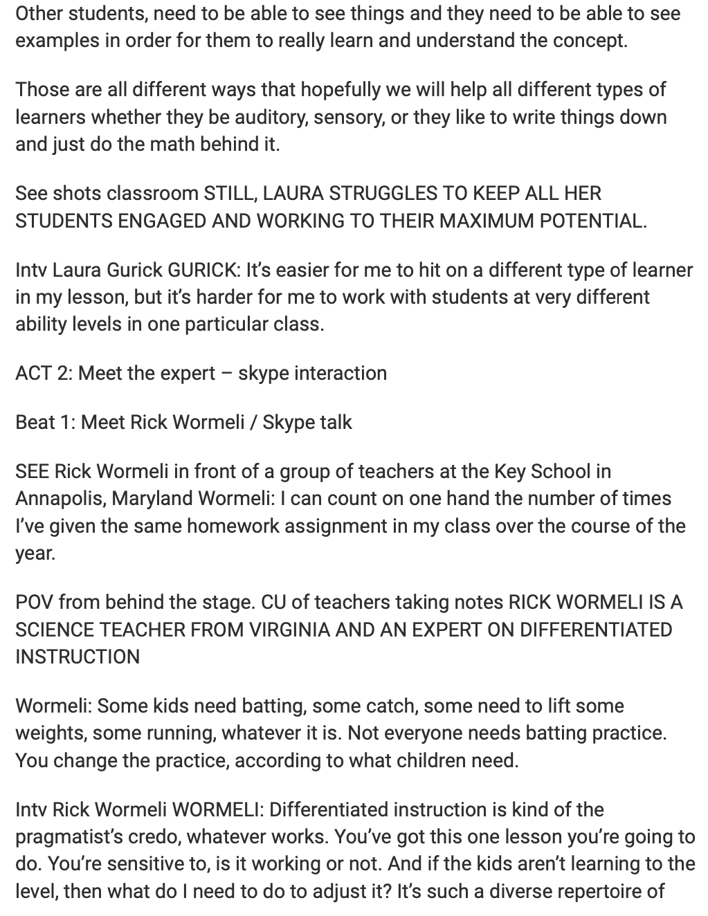 What other, more demanding tasks could you take