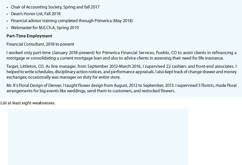 Please Rewrite That resume in a professional way
