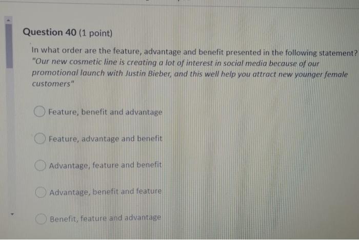 Question 38 (1 point) How do you build your
