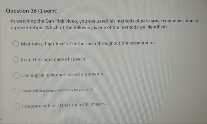 Question 38 (1 point) How do you build your