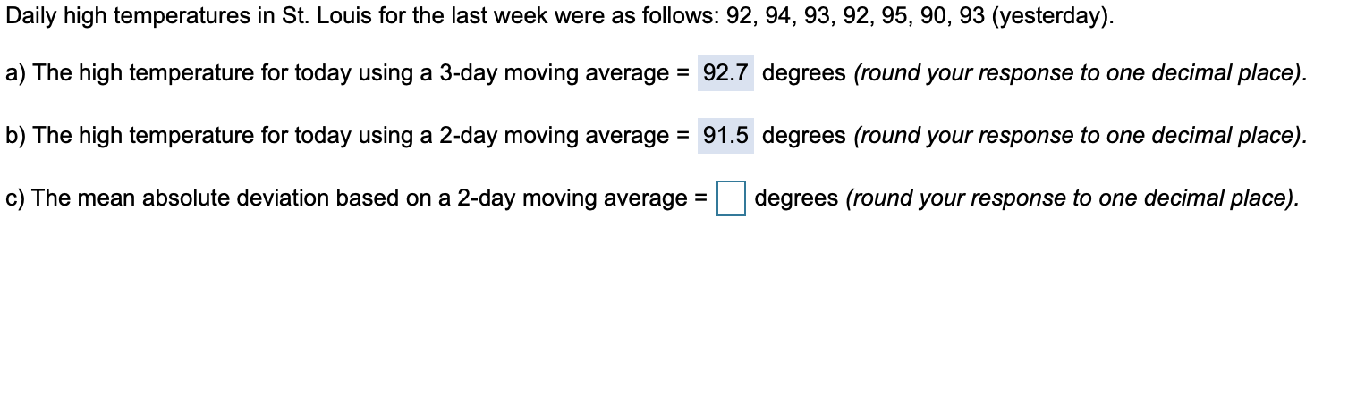 I need help with C., D. Mean squared error for