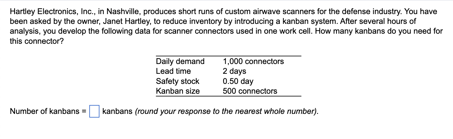 Hartley Electronics, Inc., in Nashville, produces