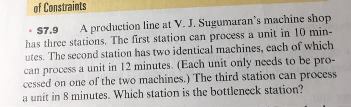 a production line at V.J sugumarans machine shop