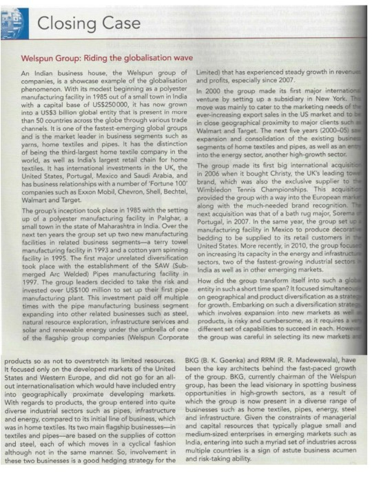 Closing Case Welspun Group: Riding the