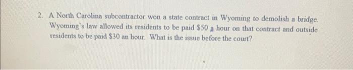 this is legal enviorment course need to write the