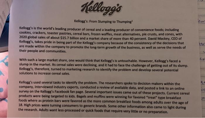 3. What is/are the underlying problem/s in this