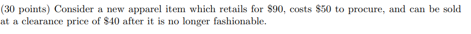 No need to answer part C, Part B is a demand with