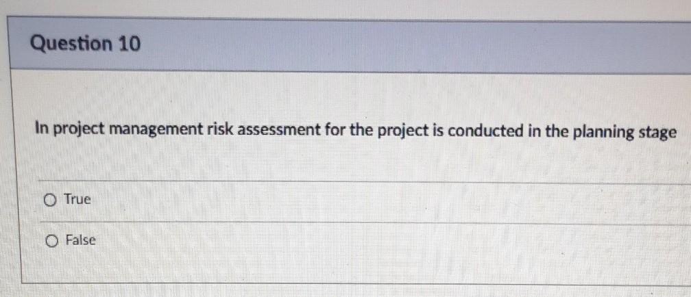 Question 9 All is true about Work Breakdown