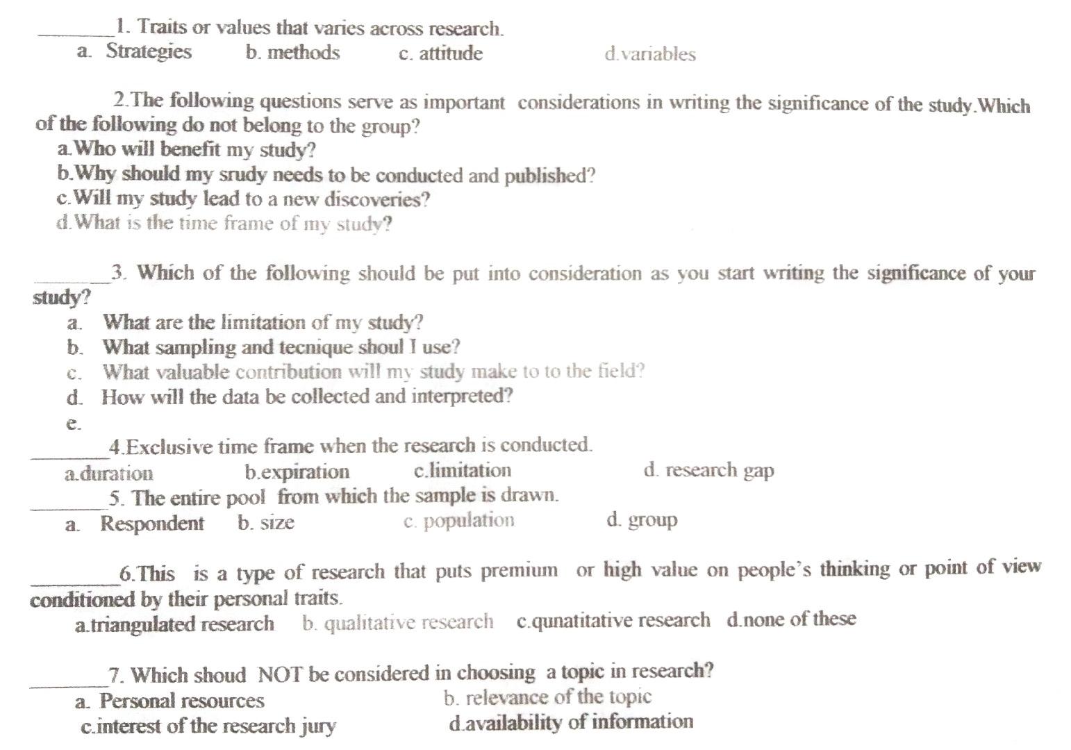 PLEASE ANSWER ALL CORRECTLY AND COMPLETELY I WILL