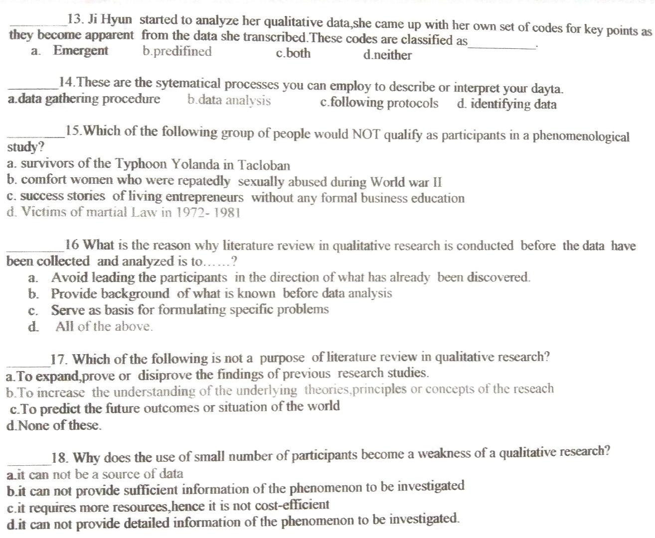 PLEASE ANSWER ALL CORRECTLY AND COMPLETELY I WILL