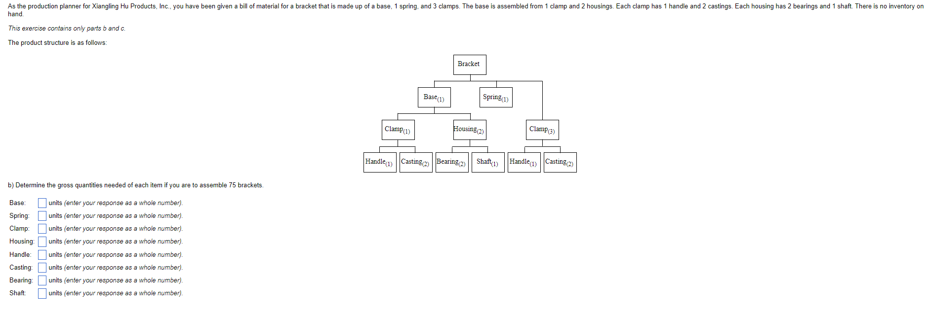 As the production planner for Xiangling Hu