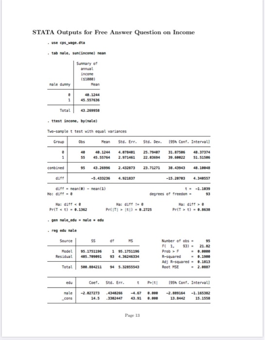 18. (5 points) Compare model (5) with model (6),
