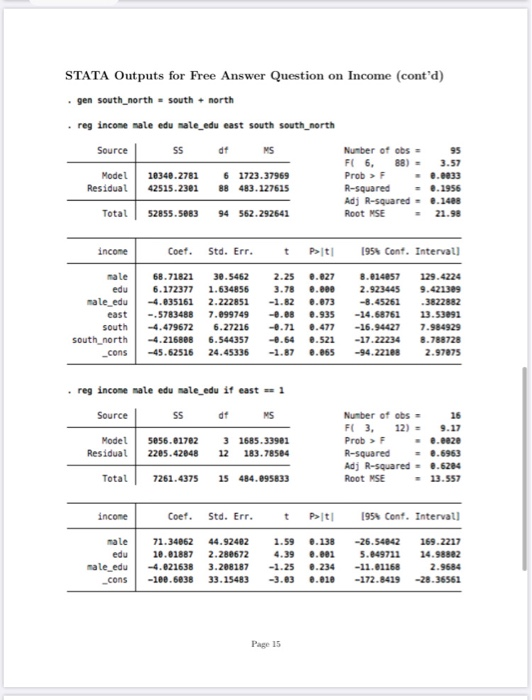 18. (5 points) Compare model (5) with model (6),