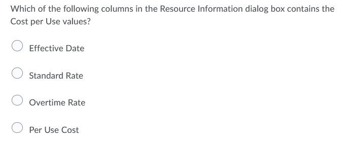 Based on Microsoft project program answer Which