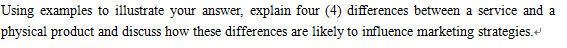Using examples to illustrate your answer, explain