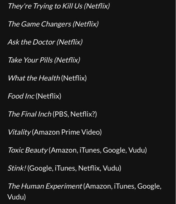 Below are 15 movies. Please choose 1 and write a
