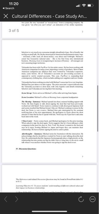 Description Students are expected to analyze a