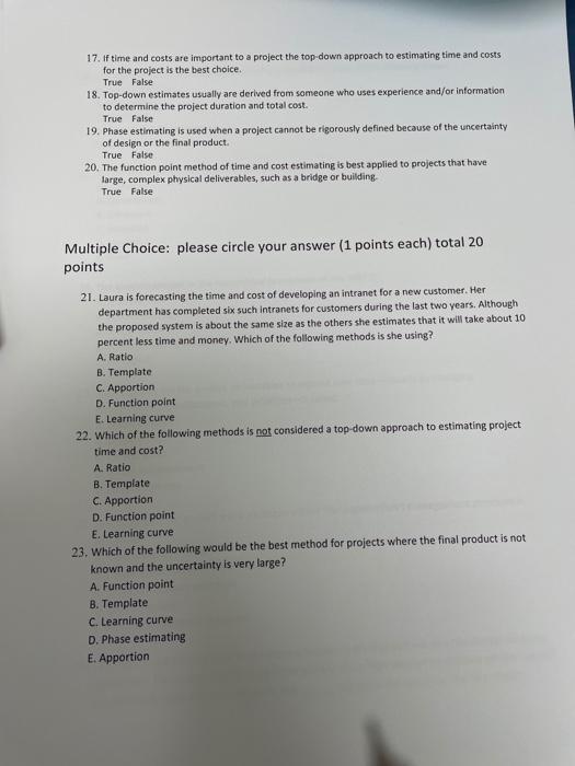 1. The professional certification for project