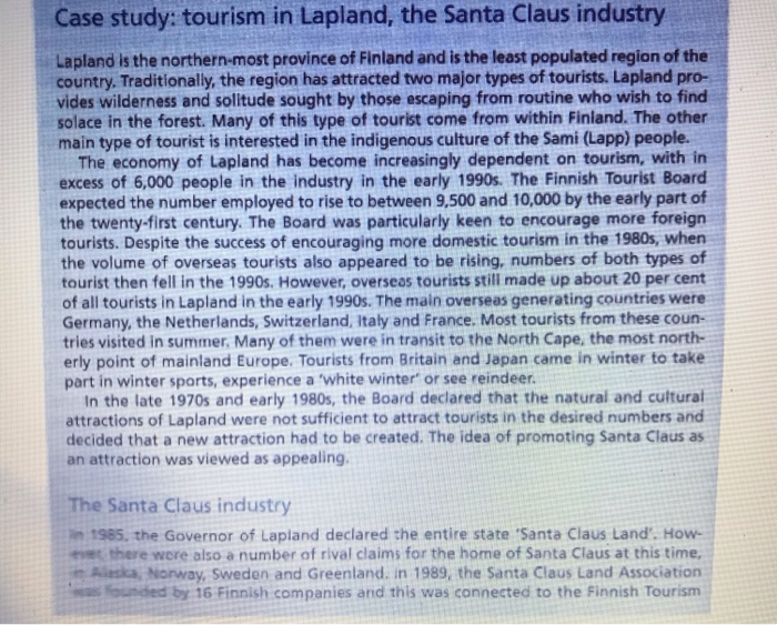 Case Study Questions 1. What are potential