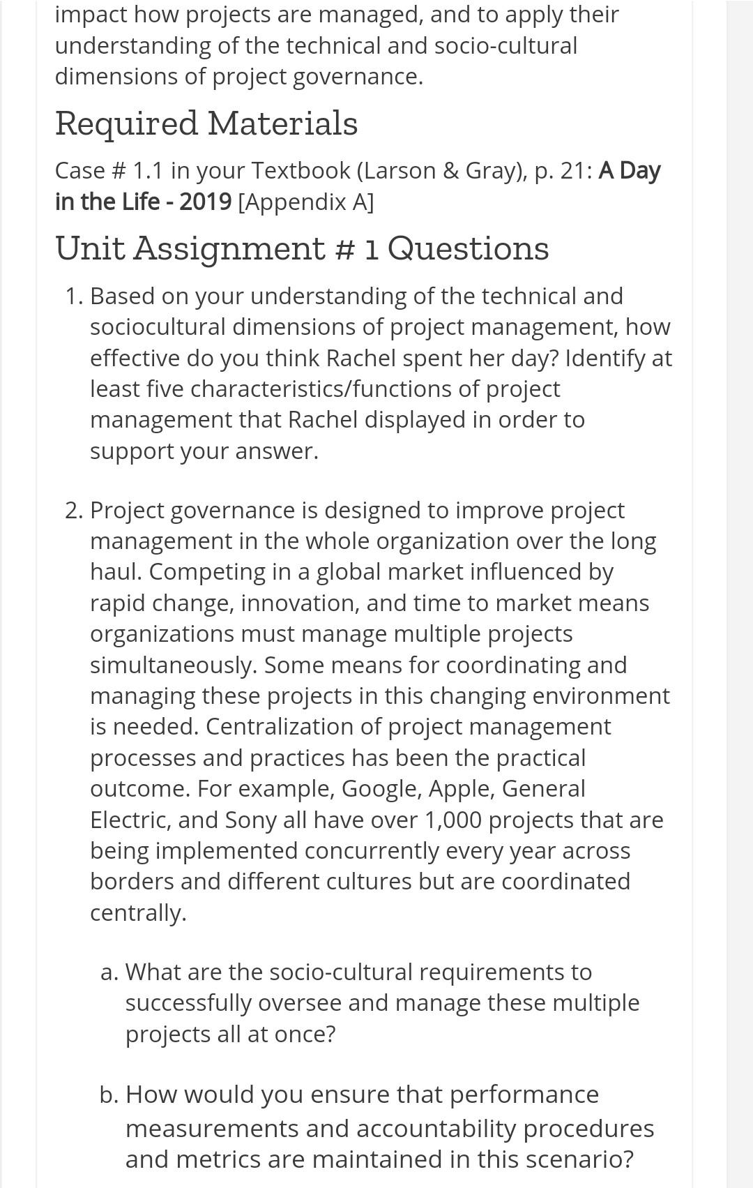 i need answer for question no. 2 impact how