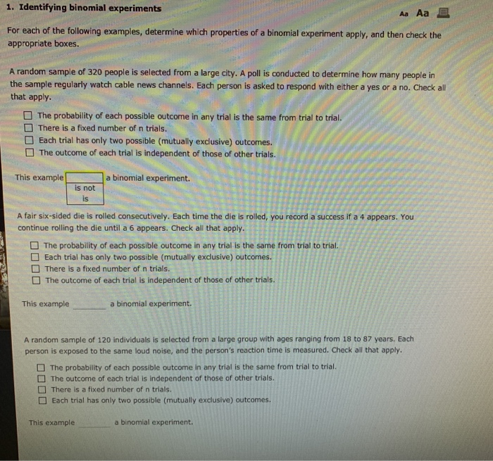 5. Analyzing a binomial experiment using a tree