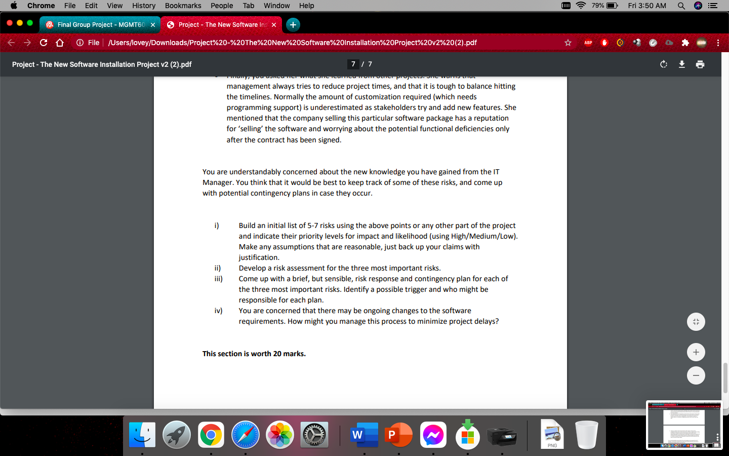 Chrome File Edit View History Bookmarks People