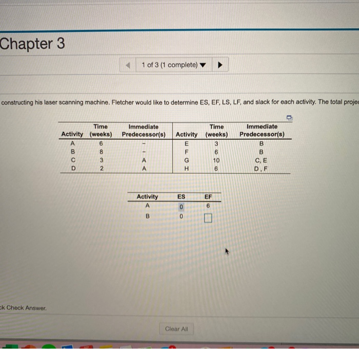 Chapter 3 1 of 3 (1 complete) constructing his