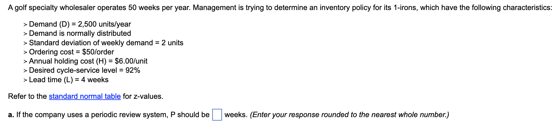 In a P system, the lead time for a box of