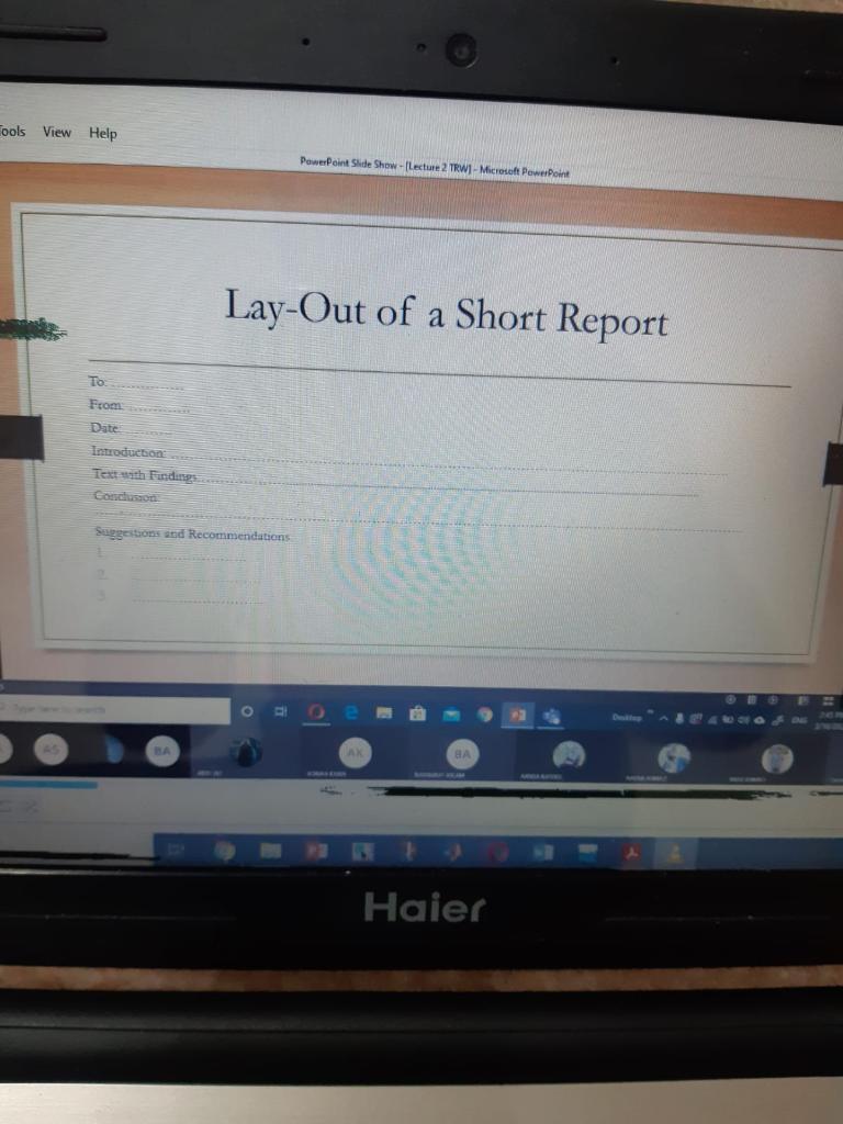Cools View Help PowerPoint Slide Show - [Lecture