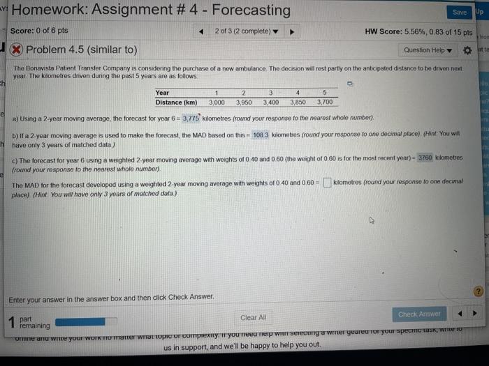 only the last one my: Homework: Assignment #4 -