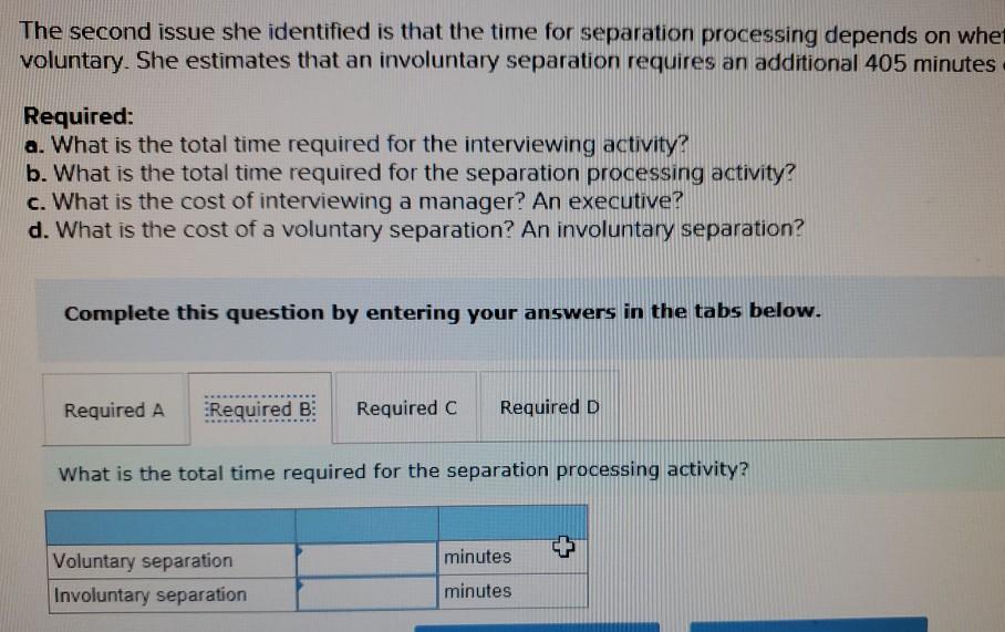 Problem 9-69 (Algo) Time-Based ABC: Time
