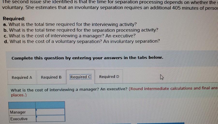 Problem 9-69 (Algo) Time-Based ABC: Time