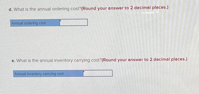 A-C is correct. I just need D and E! Problem 7-15