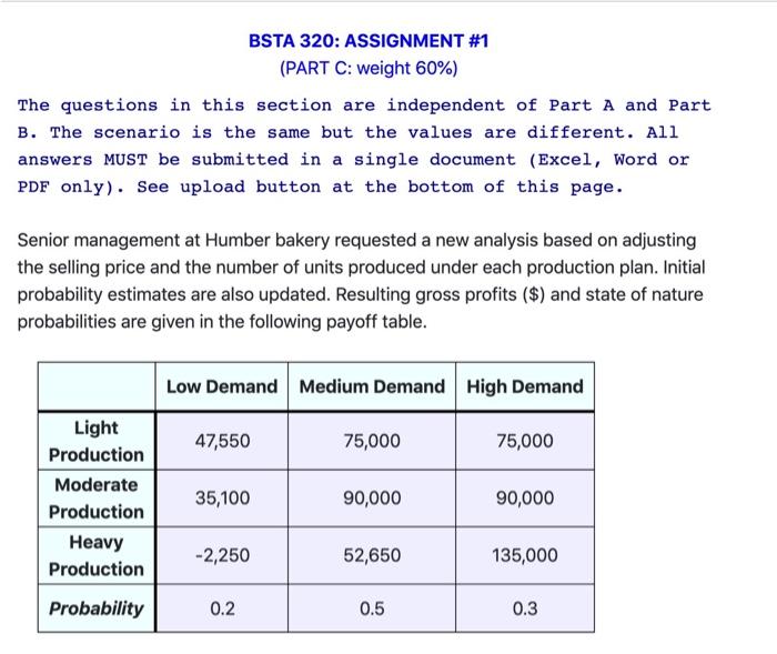 PLEASE HELP ME TO MY ASSIGNMENT BSTA 320: