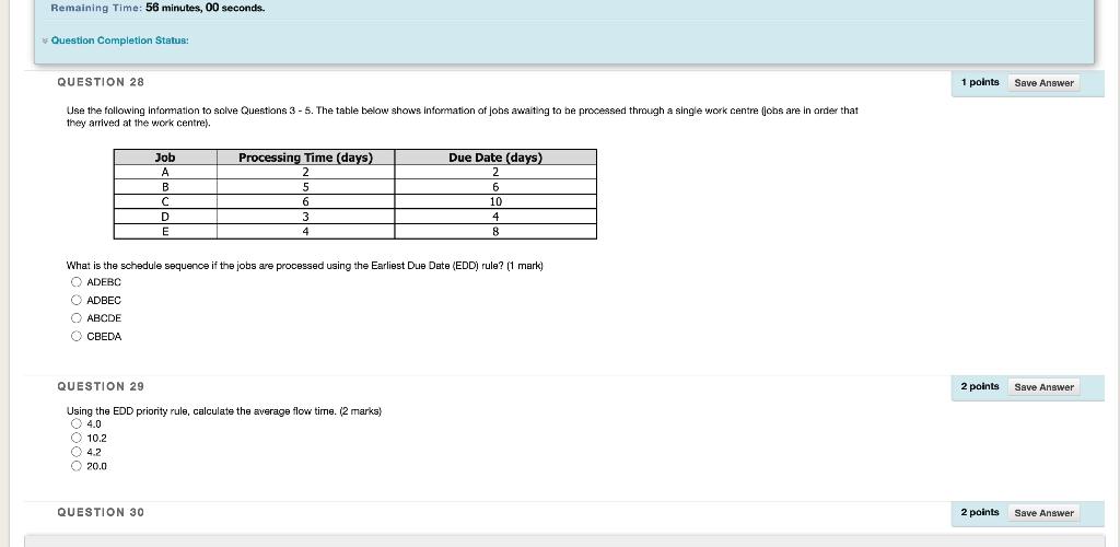 DON'T USE EXCEL!!!!! Remaining Time: 56 minutes,
