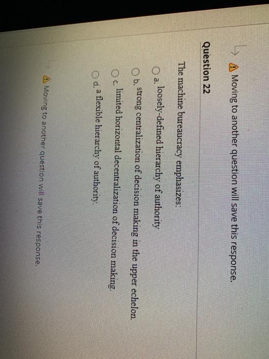 A Moving to another question will save this