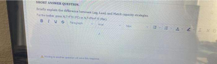 SHORT ANSWER QUESTION. Briefly explain the