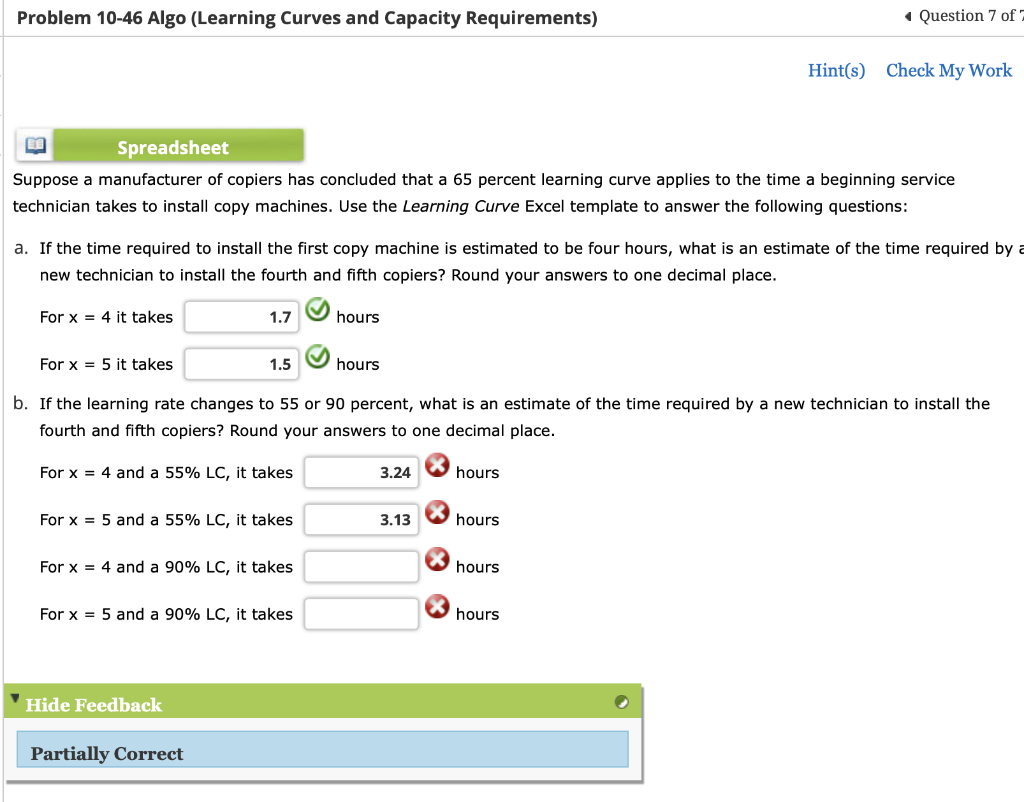Problem 10-46 Algo (Learning Curves and Capacity