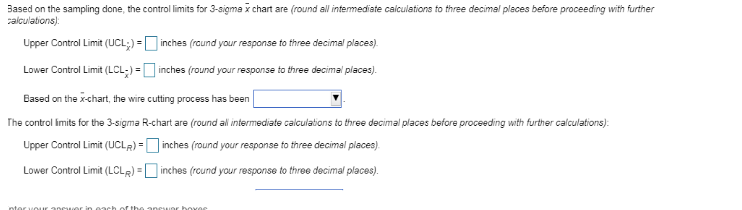 Refer to Table 56.1 - Factors for Computing