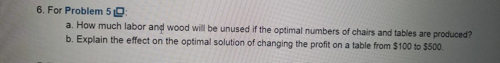 please refer to question 5. thanks! 6. For